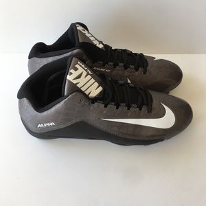 COPY - * NIKE ALPHA Black/Grey football cleats Sz…